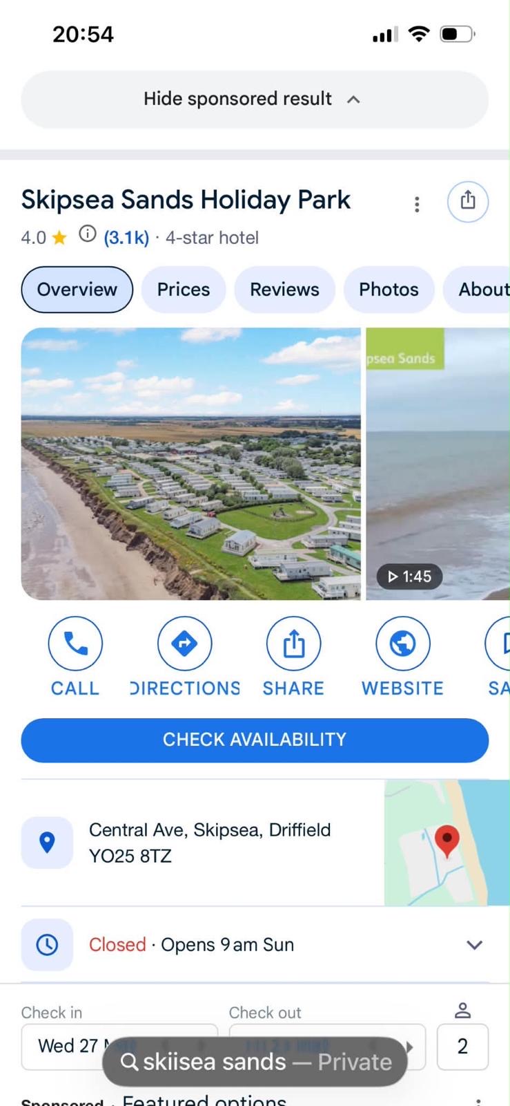 One Week in Luxury Caravan on East Yorkshire Coast