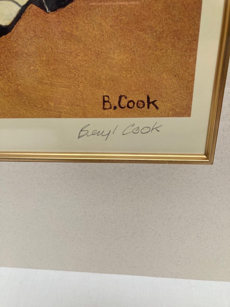 Beryl Cook – signed print