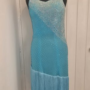 Latin Dress - Turquoise