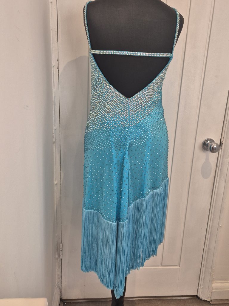 Latin Dress – Turquoise