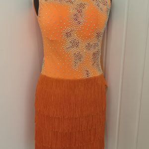 Latin Dress - Orange