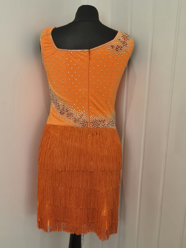Latin Dress – Orange