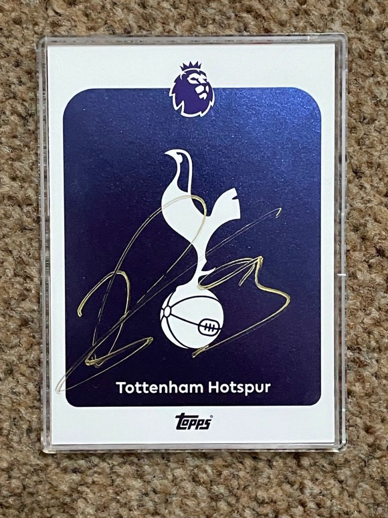 Topps Football cards signed by Spurs player Richarlison de Andrade