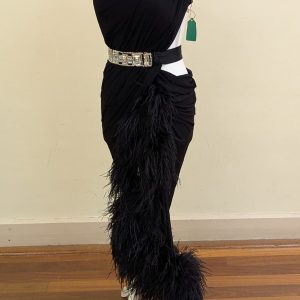 black Latin dress