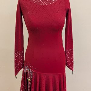 Red Latin dress