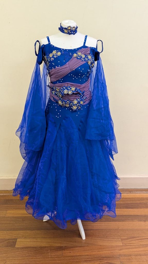Royal blue ballroom