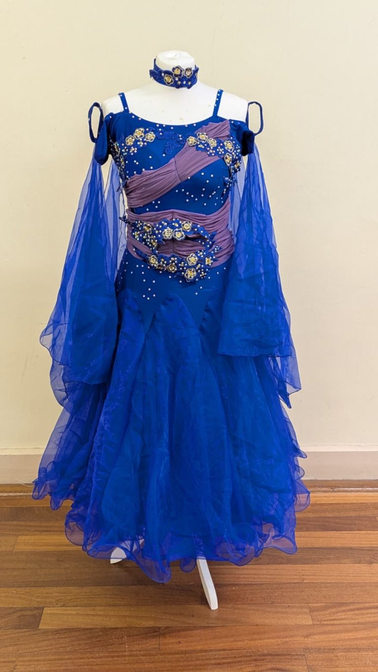 Royal blue ballroom