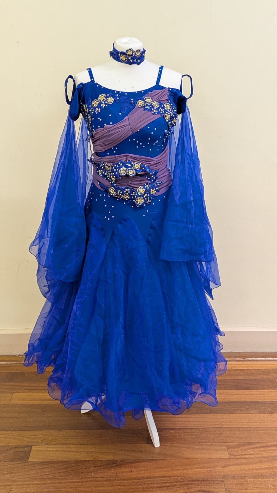 Royal blue ballroom