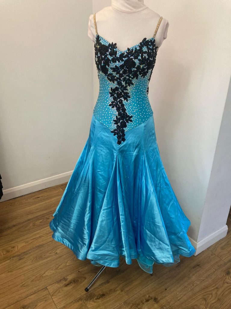 Turquoise Ballroom Dress