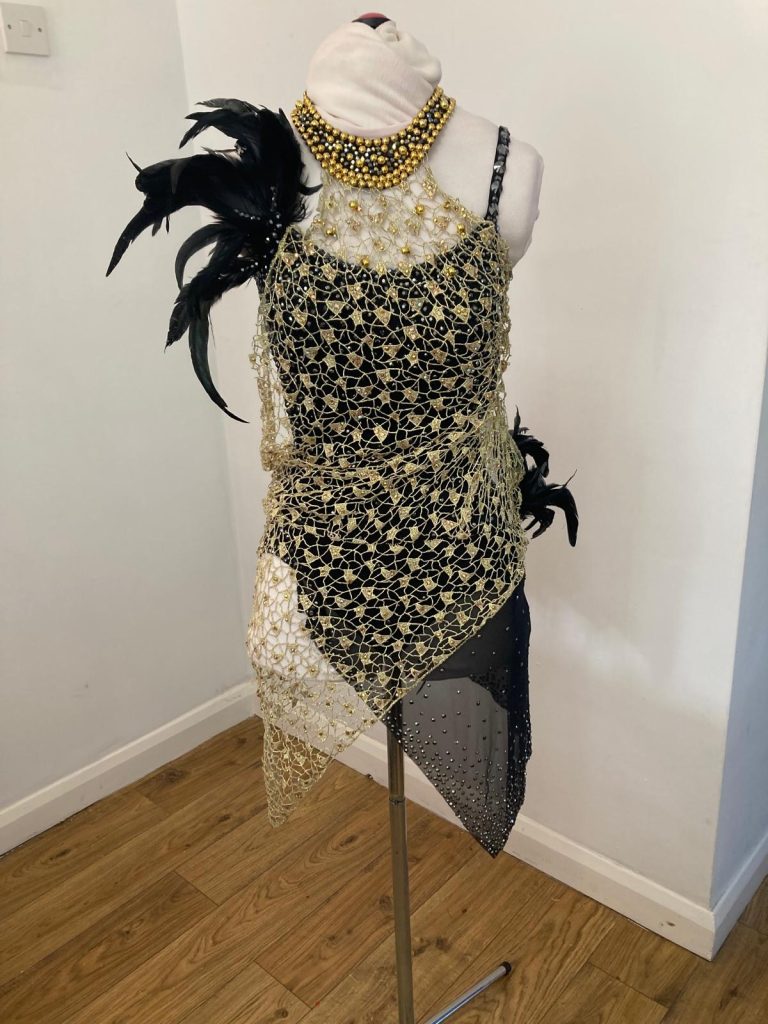 'London Elegance' - made latin dress